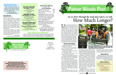 Fed Up with Crazy High Property Taxes? Team up with other Detroiters and neighbors in Palmer Woods, Sherwood Forest and Indian Village to equalize taxes and change the laws.