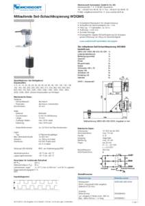 Wachendorff Automation GmbH & Co. KG Industriestraße 7 • DGeisenheim Tel.: + • Fax: +E-Mail:  • www.wachendorff.de  Mitlaufende Seil-Schach