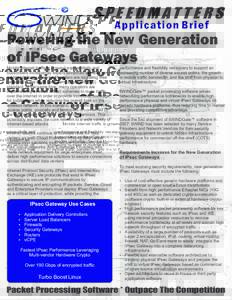 Powering The New Generation Of IPsec Gateways