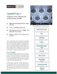 NANO ANO SU-8 Negative Tone Photoresist