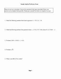 6. Write as a decimal and as a percentage: [removed]Simplify: 2(32 + [removed]Simplify: