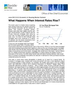 June 2013 U.S. Economic & Housing Market Outlook