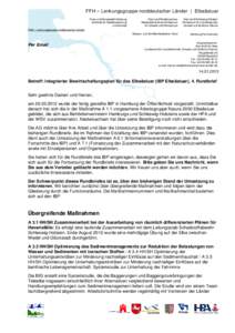 FFH – Lenkungsgruppe norddeutscher Länder | Elbeästuar Freie und Hansestadt Hamburg Behörde für Stadtentwicklung und Umwelt  Das Land Niedersachsen