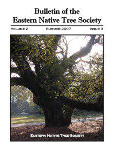 Bulletin of the Eastern Native Tree Society Volume 2