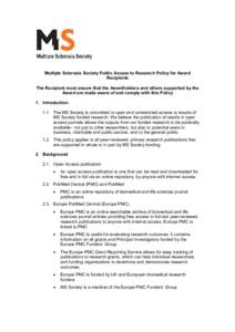Microsoft Word - MS Society Policy for Publishing Research - Final.doc