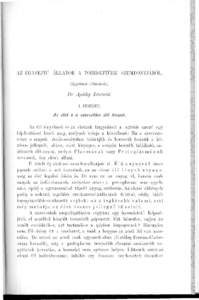 Értesítő az Erdélyi Múzeum-Egylet Orvos-Természettudományi Szakosztályából II. Szak - 16. évf., 13. kötfüzet