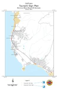 CalTrans  Tsunami Sign Plan Montara/Moss Beach/El Granada October 2007