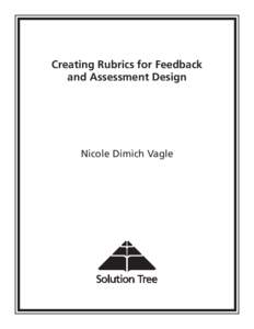 Evaluation / Educational psychology / Educational technology / Academia / Rubric / Formative assessment / Summative assessment / E-learning / Ontario rubric / Education / Evaluation methods / Knowledge