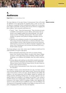 4. AUDIENCES WHITE BOOK 4. Audiences