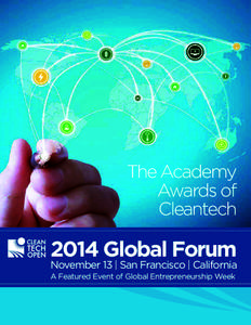The Academy Awards of Cleantech 2014 Global Forum