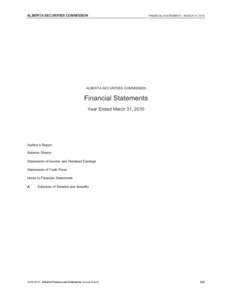 Alberta Finance and Enterprise Annual Report[removed]