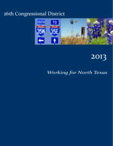 26th Congressional District[removed]Working for North Texas  In The Report