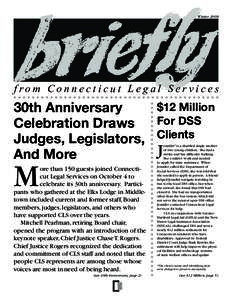 Winter[removed]from Connecticut Legal Services $12 Million 30th Anniversary