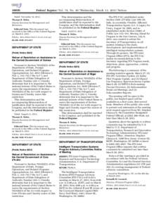 [removed]Federal Register / Vol. 78, No[removed]Wednesday, March 13, [removed]Notices Dated: November 16, 2012. Thomas R. Nides,