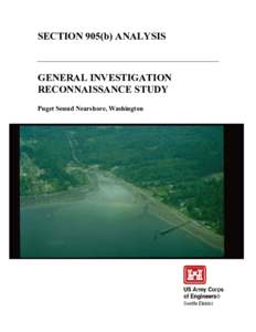 SECTION 905(b) ANALYSIS  GENERAL INVESTIGATION RECONNAISSANCE STUDY Puget Sound Nearshore, Washington