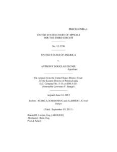 PRECEDENTIAL UNITED STATES COURT OF APPEALS FOR THE THIRD CIRCUIT ___________ No[removed]___________