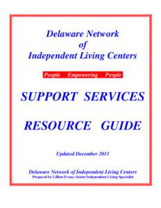 Delaware Network of Independent Living Centers People  Empowering