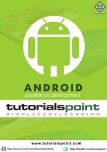 Cover page  Android About the Tutorial Android is an open-source, Linux-based operating system for mobile devices such as