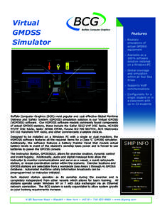 Virtual GMDSS Simulator Features  Realistic