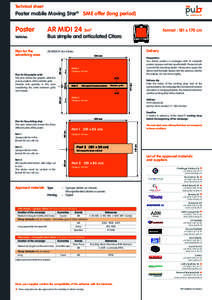 Technical sheet  Poster mobile Moving Star® SME offer (long period) Poster
