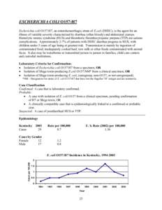 Escherichia coli / Enterobacteria / Gram-negative bacteria / Gut flora / Escherichia coli O157:H7 / Verotoxin-producing Escherichia coli / Enterohemorrhagic / Hemolytic-uremic syndrome / Shiga toxin / Bacteria / Microbiology / Biology
