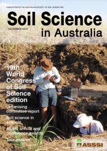 World Congress of Soil Science / Planetary science / Earth / International Union of Soil Sciences / Nature / Soil / Soil science / Neal Menzies / Australian Society of Soil Science Incorporated