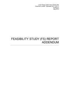 Lower Darby Creek Area (LDCA) Site Clearview Landfill - Operable Unit 1 (OU-1) FS Report May[removed]FEASIBILITY STUDY (FS) REPORT