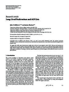 International Scholarly Research Network ISRN Astronomy and Astrophysics Volume 2012, Article ID[removed], 6 pages doi:[removed][removed]Research Article