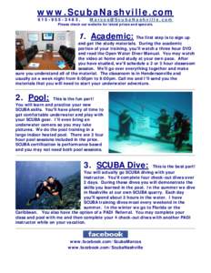Recreation / Scuba diving / Sports / Open Water / Master Scuba Diver / Divemaster / Underwater diving / Film / Professional Association of Diving Instructors