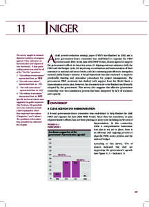 11 The survey sought to measure objective evidence of progress against 13 key indicators on harmonisation and alignment (see Foreword). A four-point