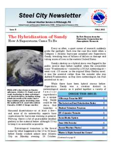 Steel City Newsletter National Weather Service in Pittsburgh, PA National Oceanic and Atmospheric Administration (NOAA) -- US Department of Commerce (DOC)