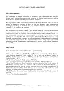 Microsoft Word - Final Draft Governance Policy Agreement after Dakar.doc
