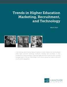 Microsoft Word - Trends in Higher Education Marketing, Recruitment, and Technology