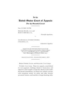 In the  United States Court of Appeals For the Seventh Circuit Nos, M ICHAEL M OORE, et al., and