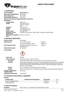 SAFETY DATA SHEET  1. Identification Product identifier  Novocoat BC-20