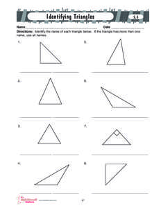 Identifying Triangles  5.5 Name _________________________________________ Date ___________________