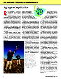 Using satellite imagery for detecting crop residue and leafy spurge  Spying on Crop Residue C