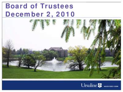 Board of Trustees December 2, 2010