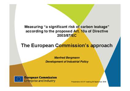 3 Measuring carbon leakage ECCP - 26 Sept 2008 rev2DD.ppt