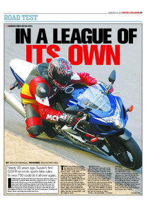 FEBRUARY 25, 2004 MOTOR CYCLE NEWS 25  ROAD TEST