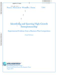 Economy / Business / Entrepreneurship / Business models / Micro-enterprise / Venture capital / Private sector development / Female entrepreneur / Small business