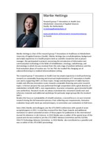 EHealth / Health informatics / Telehealth / Windesheim University of Applied Sciences