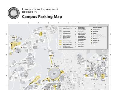University of Calififornia  berkeley Campus Parking Map |