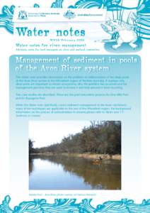 Water notes WN 38 Feb r u ar y[removed]Water notes for river management  Advisory notes for land managers on river and wetland restoration