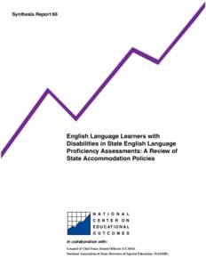 Special education / Disability / Linguistic rights / No Child Left Behind Act / English-language learner / Learning disability / Inclusion / Standards of Learning / Special education in the United States / Education / Educational psychology / Education policy