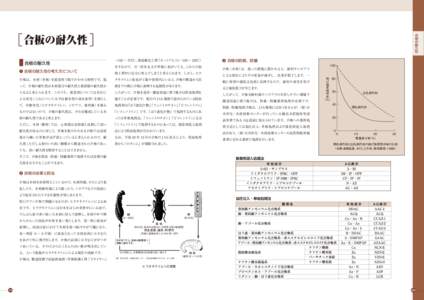 合板の耐久性 ❶ 合板の耐久性の考え方について 合板の耐久性  ［合板の耐久性 ］