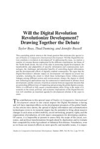 Boas, Dunning, and Bussell  95 Will the Digital Revolution Revolutionize Development?