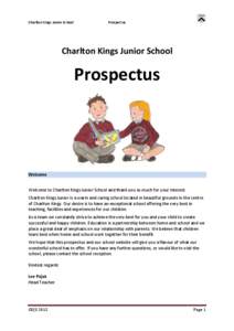 Charlton Kings Junior School  Prospectus Charlton Kings Junior School