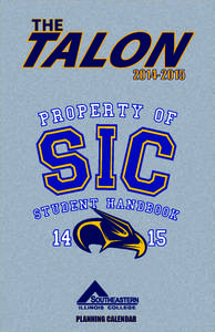[removed]  SOUTHEASTERN Illinois College[removed]STUDENT HANDBOOK