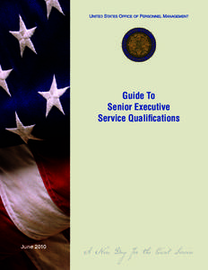 Guide To Senior Executive Service Qualifications June 2010